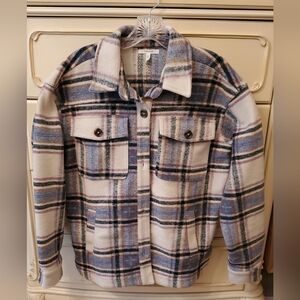 Maurices Plaid Jacket Oversized XS